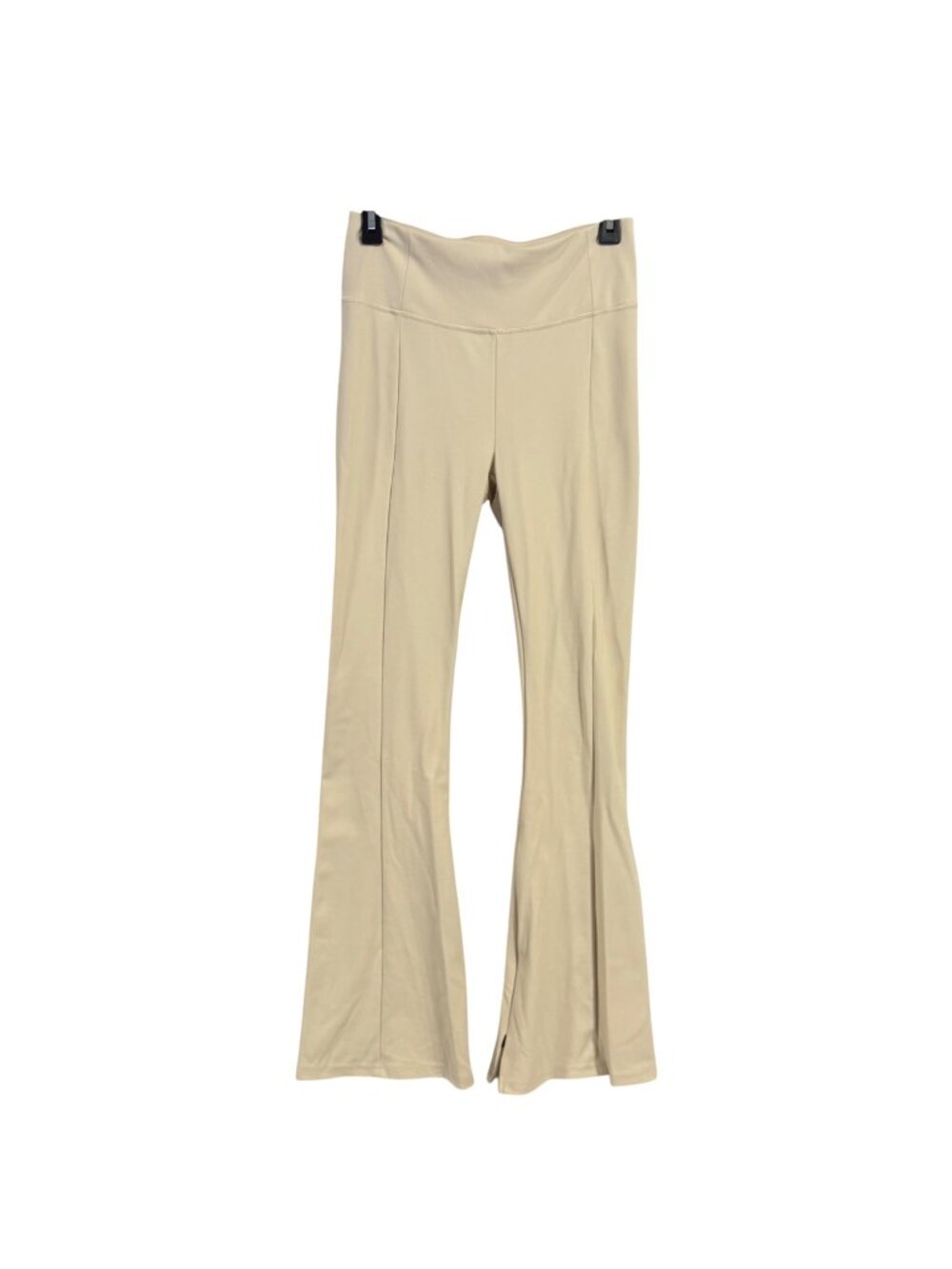 CALIA Women's Sculpt Flare Zipper Leg Pants Cream Size M